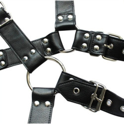KinkHarness Harnais et Collier Optor Noir